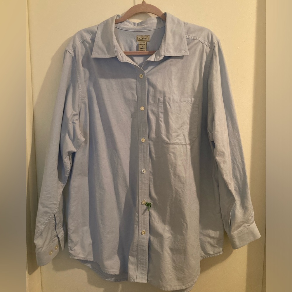 L.L. Bean Light Blue Men's Button-Down Shirt